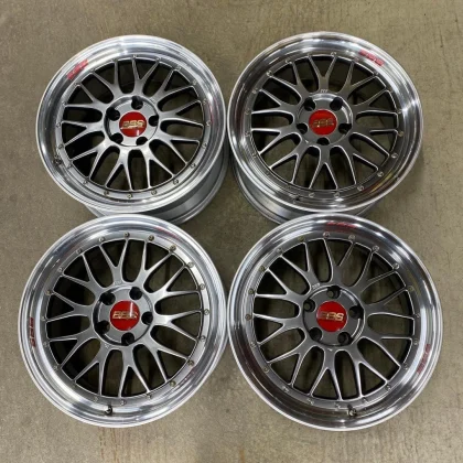 JDM BBS LM Wheel 4-Book Set 8J x 18 +35 5/114.3 No Tires