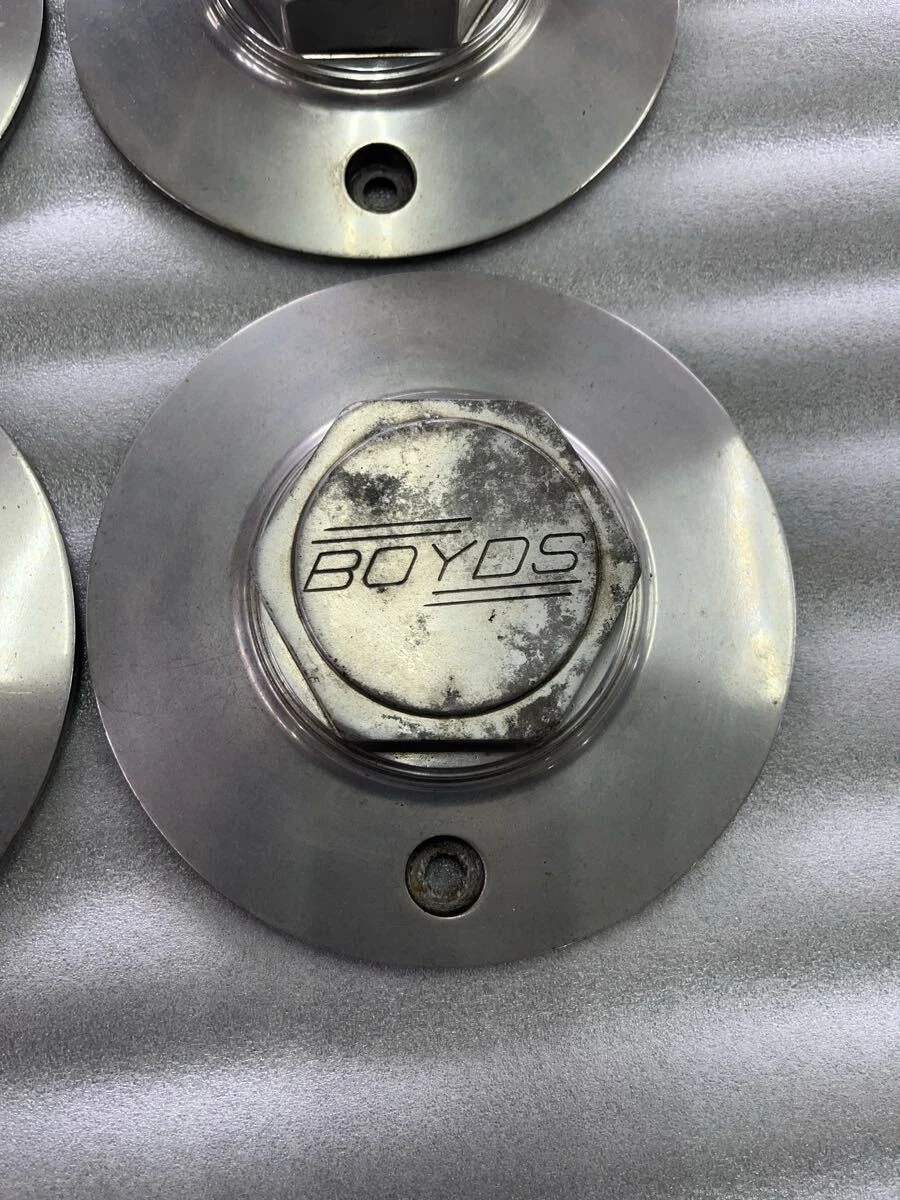JDM Used BOYDS center caps aftermarket diameter approximately 17.75cm No Tires - Image 5