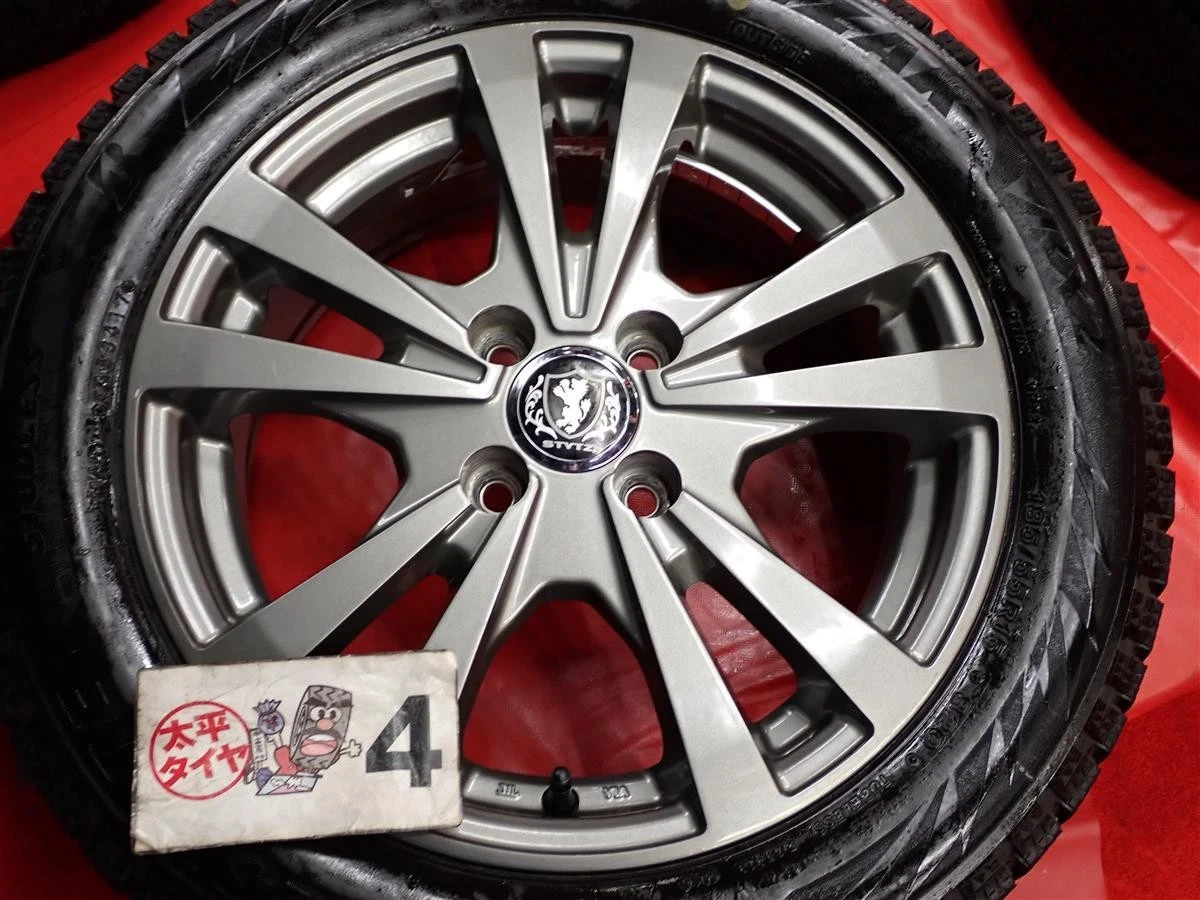 JDM Set of 4 Bridgestone Bridgestone Zack VRX2 185/55R15 82Q 5W-Spoke No Tires - Image 8