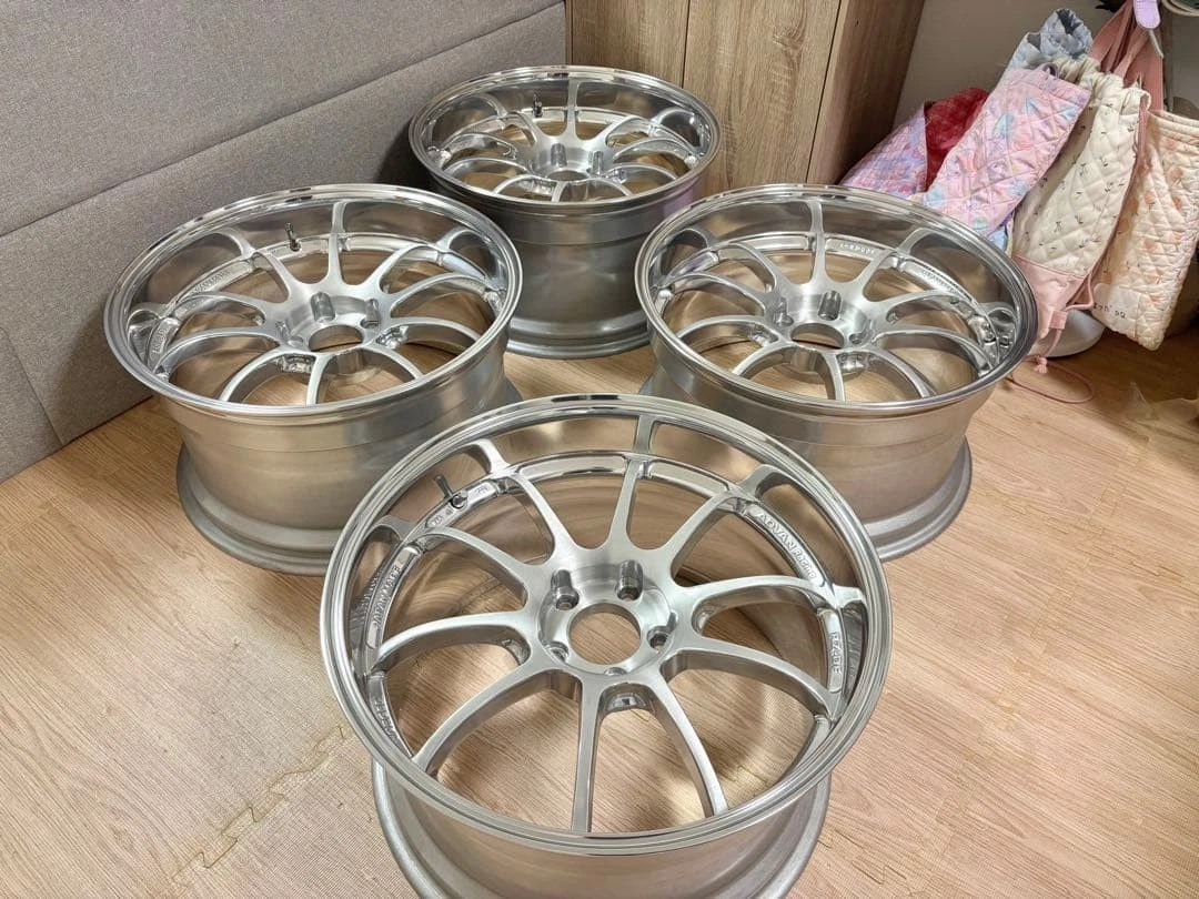 JDM ADVAN RZ-DF Brushed + BPP 19-inch 10.5j +25 No Tires