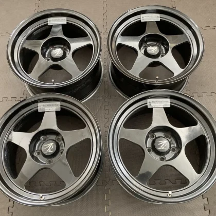 JDM BNR32 BCNR33 GT-R exclusive 17x9J +18 4Book Dismond Ligamaster PCD No Tires