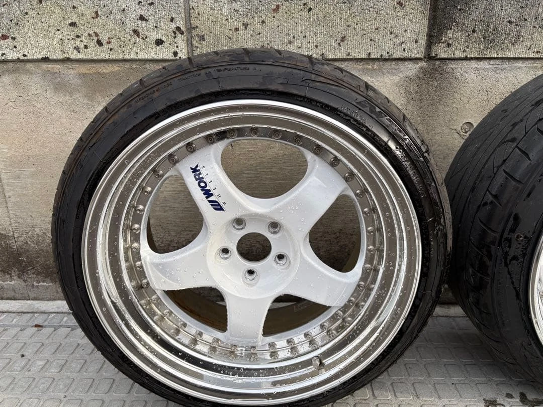 JDM WORK Meister S1 3P 4wheels no tire 18x9.5+37 5x100 Odisc - Image 5