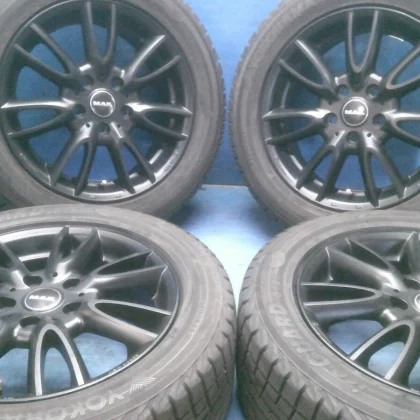 JDM MAK 6.5J16+54 5/112 + Yokohama IG52C 205/55R16 deep groove studles No Tires