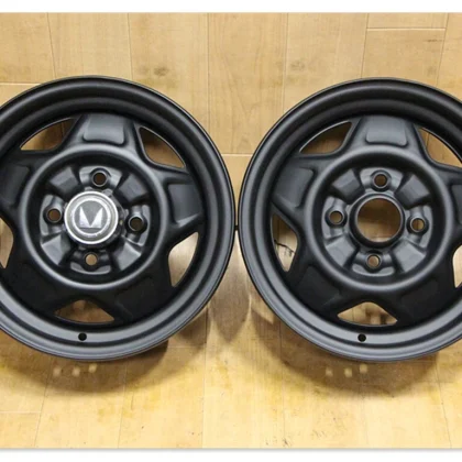 JDM B875: Out-of-print Mitsubishi TOPY wheels with iron 14x5J+24 wheel No Tires