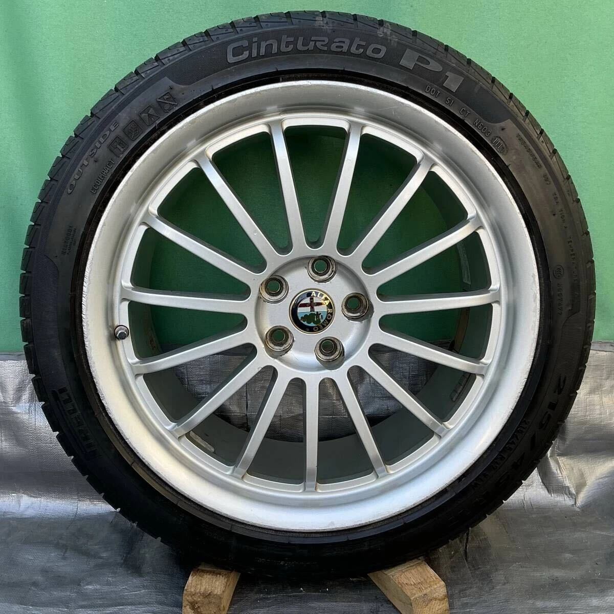 JDM Custom-ordered Alfa Romeo 156 V6 wheels 17x7.5J ET35 PCD5x98 made No Tires - Image 6