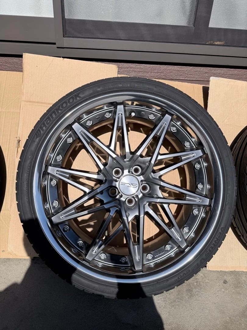 JDM WORK SCHWERT SG1 4-Book Set 19-inch for Prius No Tires - Image 3