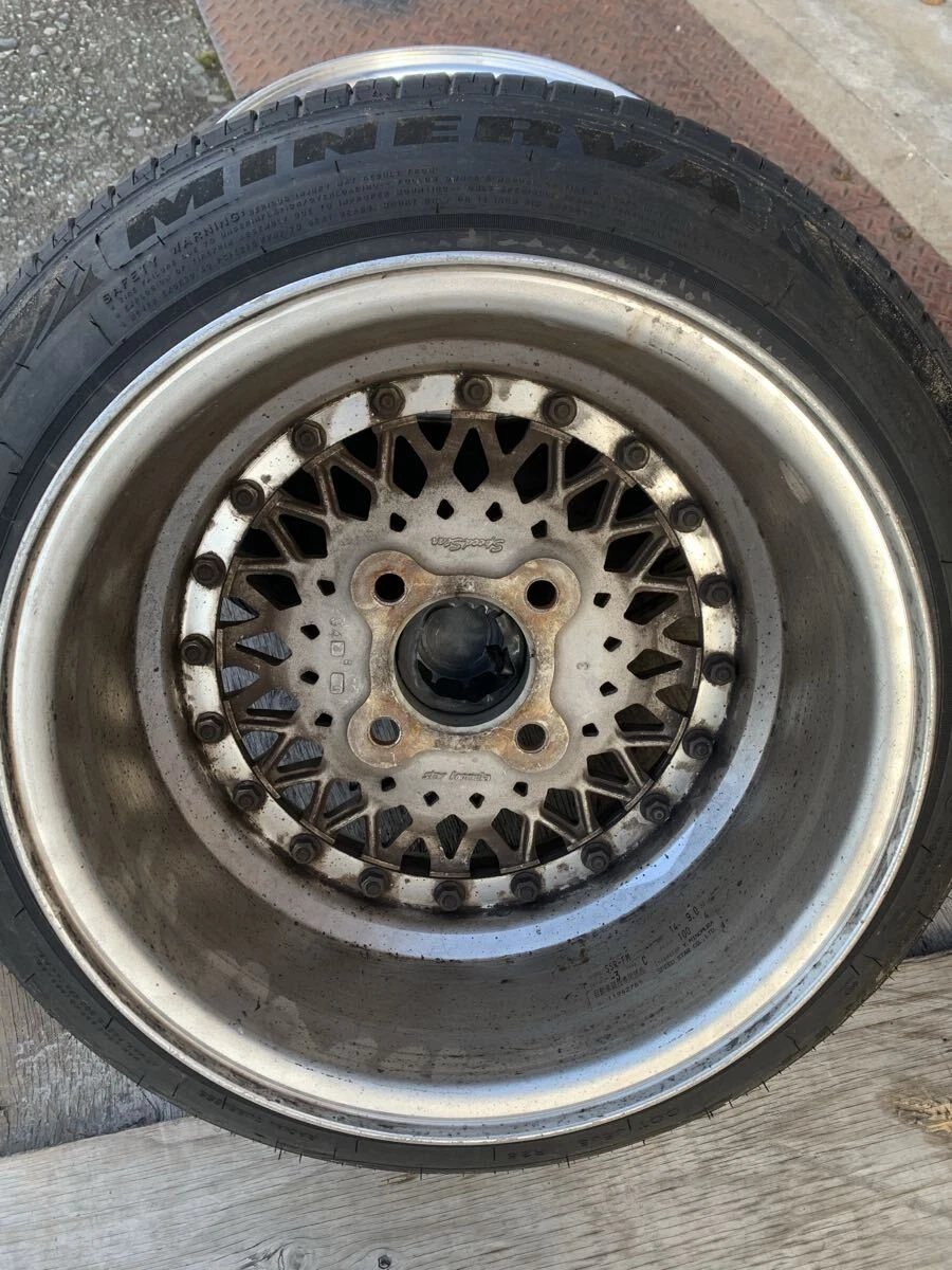 JDM SSR Speedster Formula Messi 9J Ctype PCD114.3 4-hole/5-hole old ca No Tires - Image 5