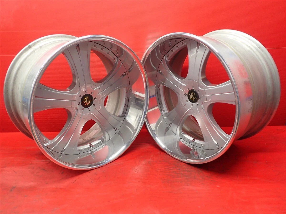 JDM Set of 2 used out-of-print deep-rim wheels SSR AGLE BRESIA 12J 20P No Tires - Image 3