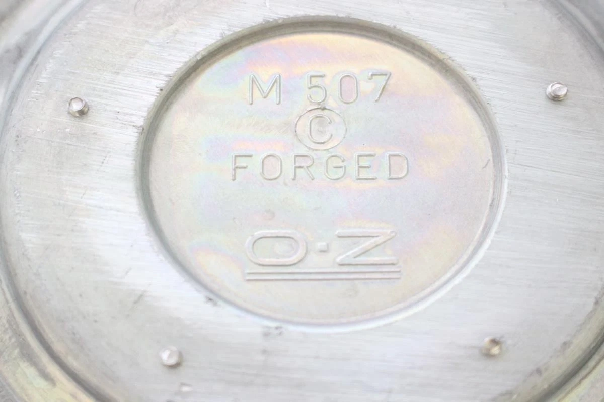 JDM 4 OZ Racing Aftermarket Used Wheel Center Plates Center Covers Emb No Tires - Image 5