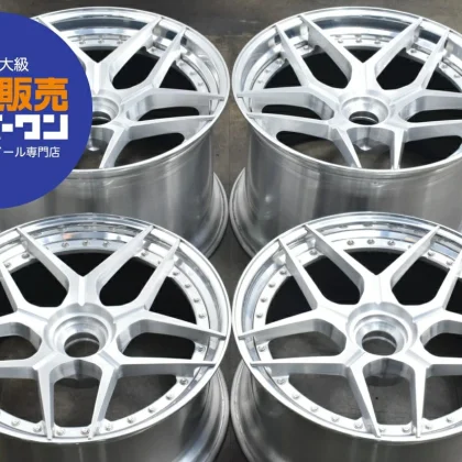 JDM Used BC FORGED 4-Book Set 209.5J x 20+19 Center Lock Wheels Only No Tires