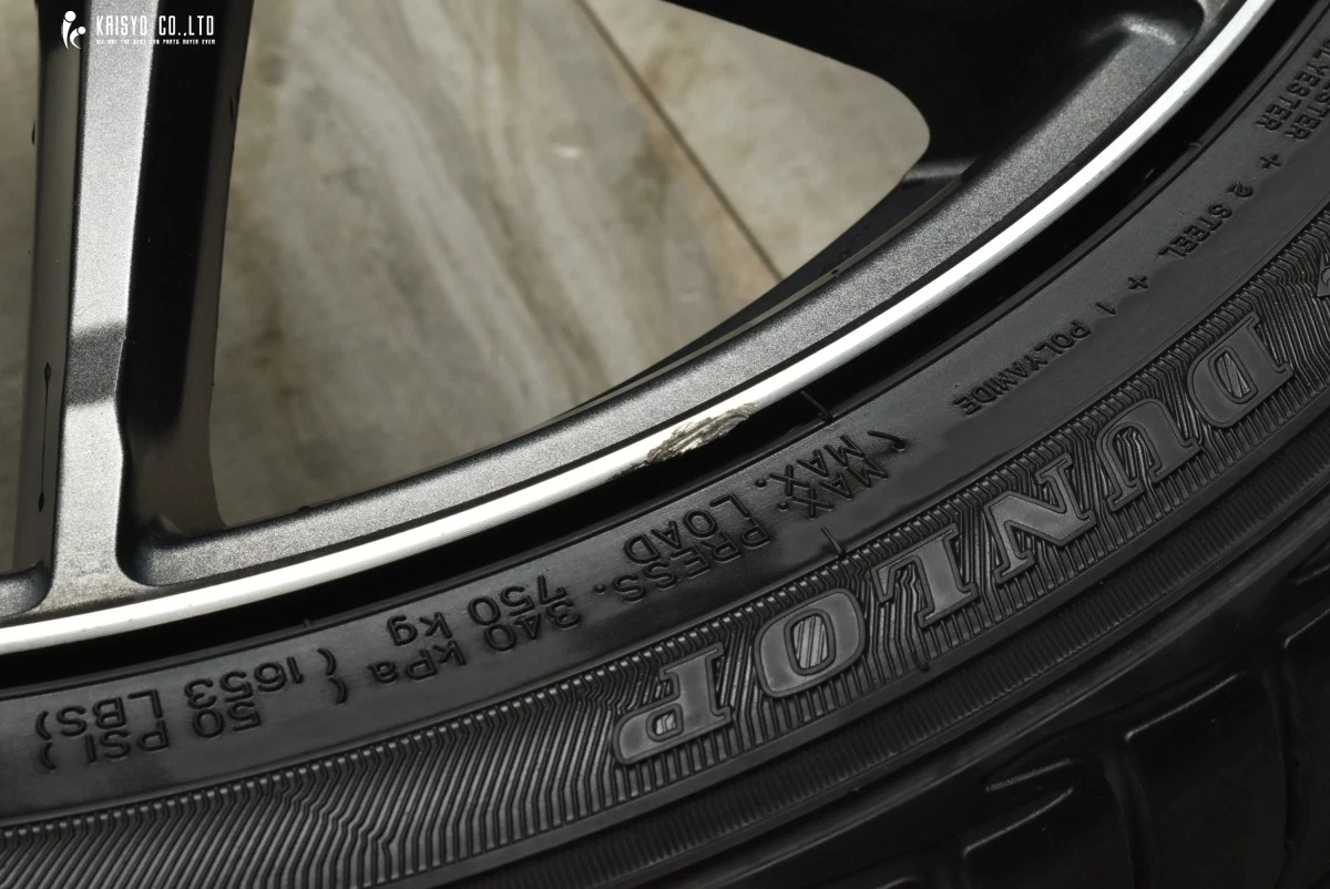 JDM Good Condition RMP 025F 19in 8J +38 PCD114.3 SPsports LM705 245/40 No Tires - Image 9