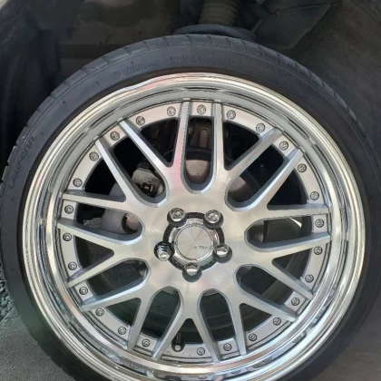 JDM WORK Lanvec LM1 19 Wheel Front 1 Piece Only No Tires