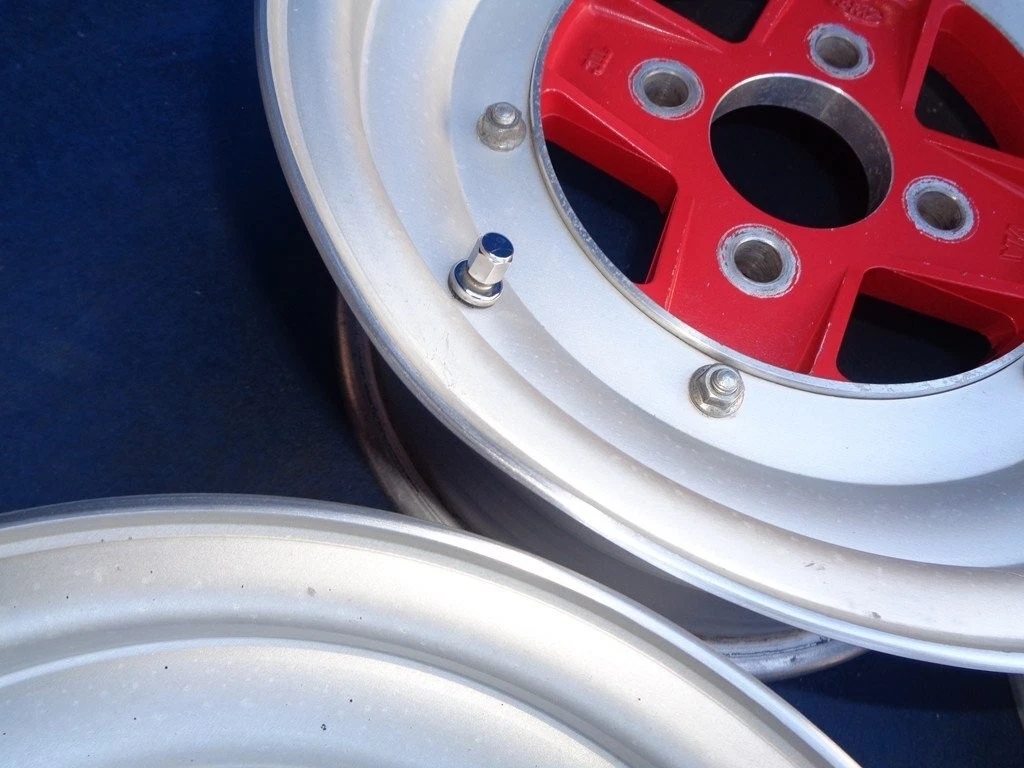 JDM Rare SSR MK-II 7J/+11 PCD 110 M12x1.5 with dedicated rock nuts 4-b No Tires - Image 4