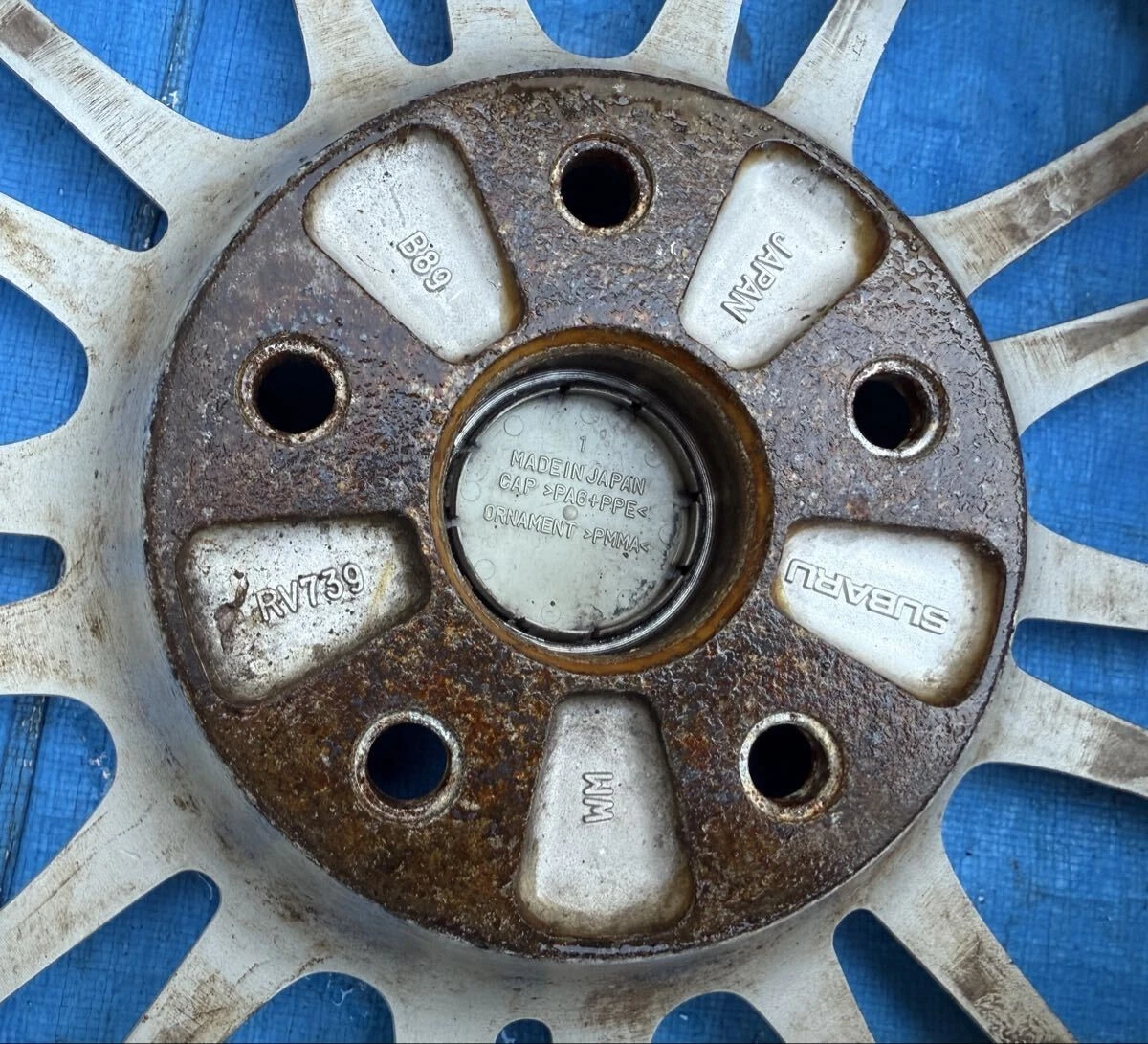 JDM Genuine BBS RV739 forging wheels for Impreza WRX STI 18 8.5J 55 11 No Tires - Image 9