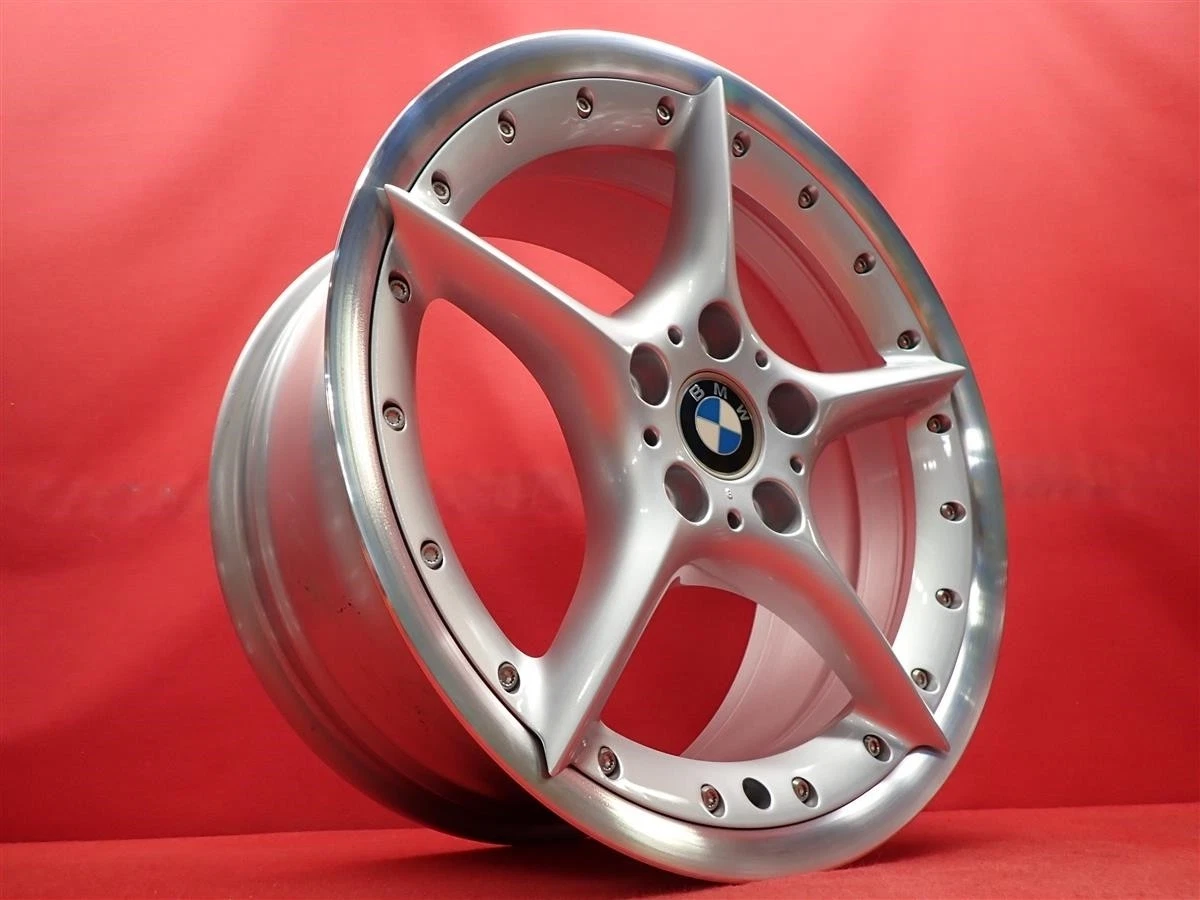 JDM Used BMW Z4 E85 BBS RT222/RT223 genuine Star Spoke 108 wheels 4Boo No Tires - Image 3