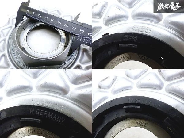 JDM BBS RG series RZ series universal wheel center caps and full plate No Tires - Image 9