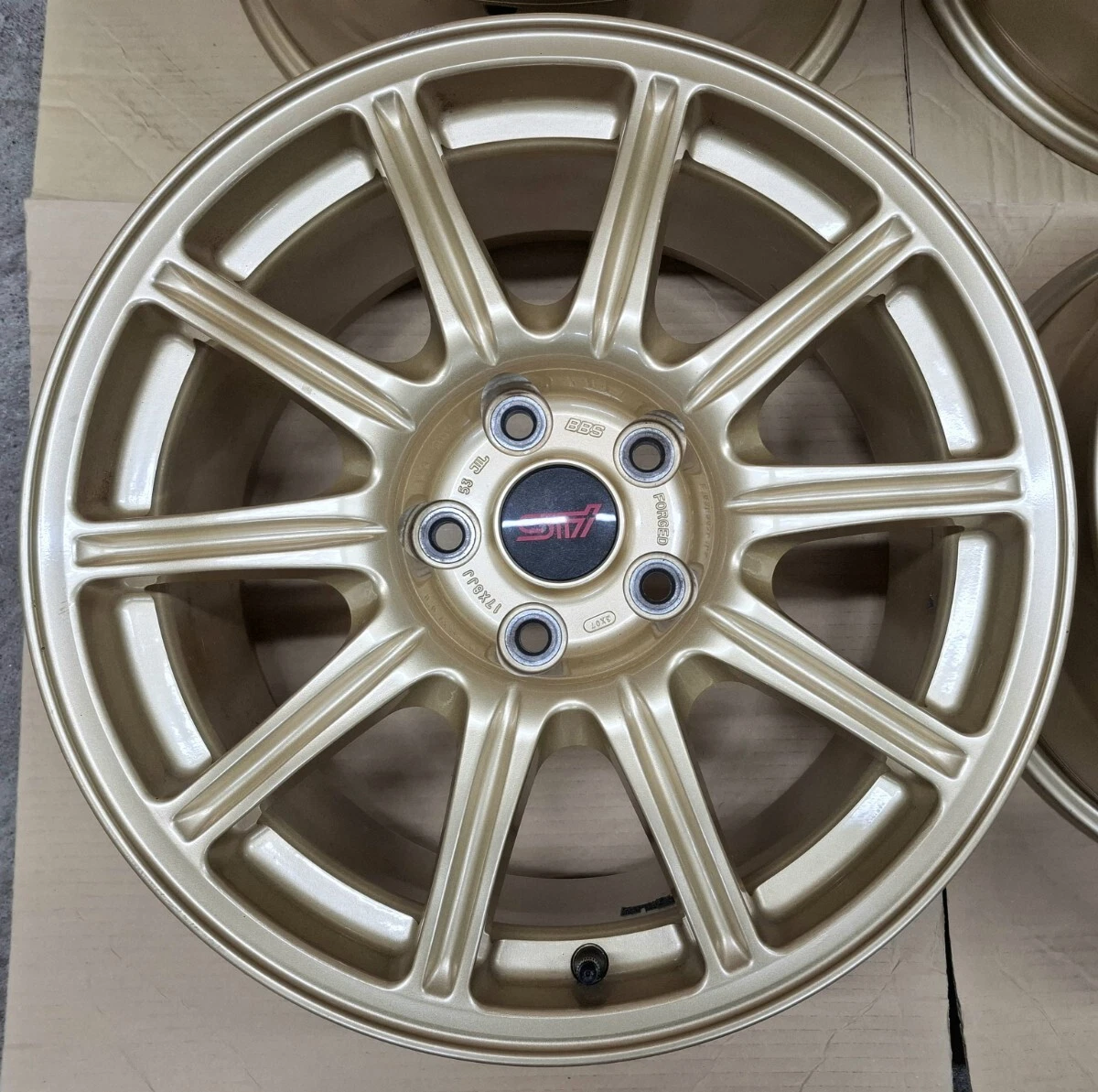 JDM Superb Quality Subaru Impreza WRX STI Genuine BBS Wheels 4Book GDB No Tires - Image 3