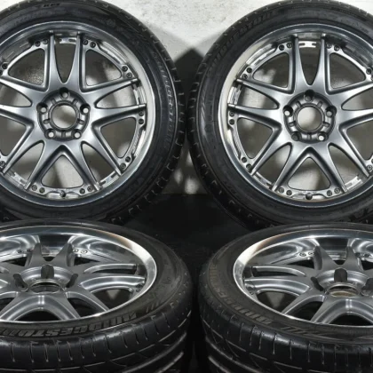 JDM RAYS VOLK RACING GT-V 17-inch wheels PCD 114.3 8J +42 offset 9J +3 No Tires