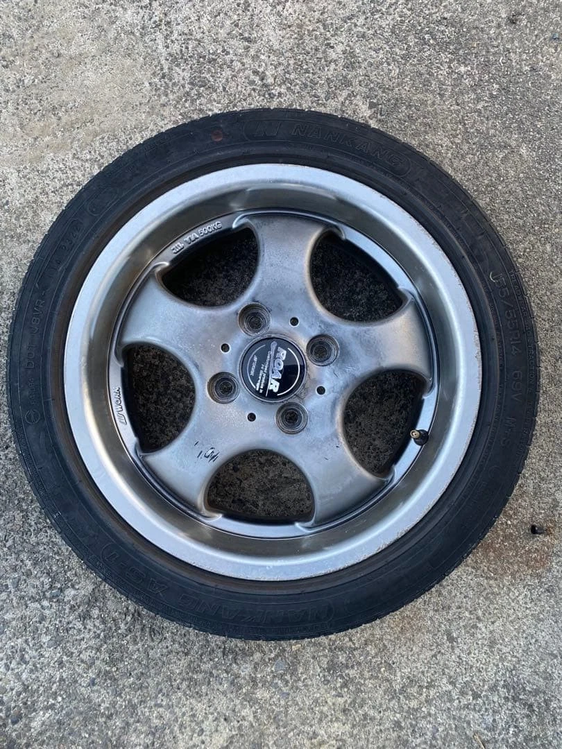 JDM WORK ROAR 4-Book Set Tires and Wheels 155/55R14 PCD100 No Tires - Image 3