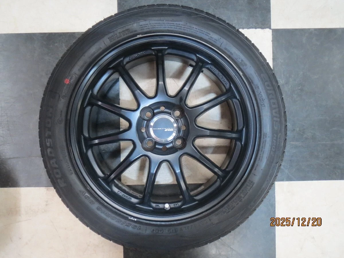JDM WORK EMOTION 11R 16" Roadster/Vitz 6.5J +42 4H100 Used 24-year-old No Tires - Image 2