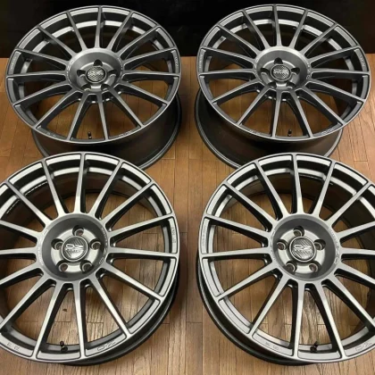 JDM Pre-finished OZ Super Turismo Da Curl 21PCD108 5H 9J+45 Matte Grap No Tires