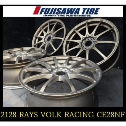 JDM 2128FK83103245RAYS VOLK RACING CE28NF18x7.5J 5 holes PCD100 +504Bo No Tires