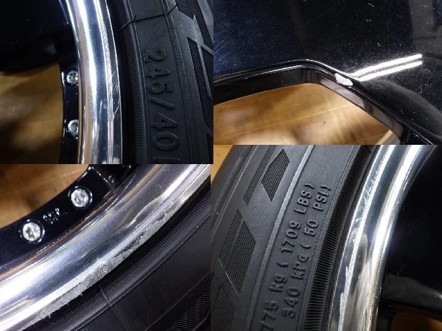 JDM Deep-rim WORK Lanvec LD1 wheels with 4Book 5H-114.3 209J+35 245/40 No Tires - Image 10