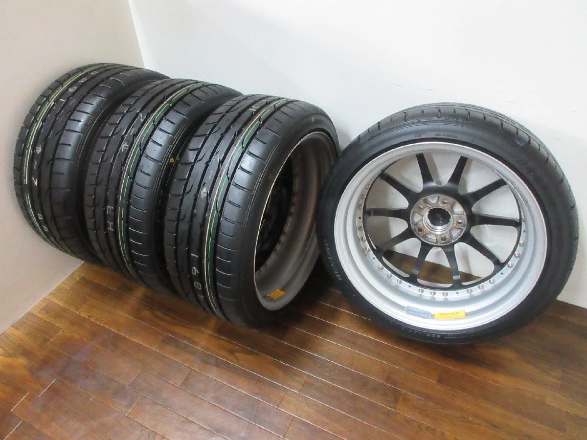 JDM ・ blitzBLITZ TechnoSpeed Z1 18in8J+45 9J+45 5-lug PCD114.3 DL DZ No Tires - Image 9