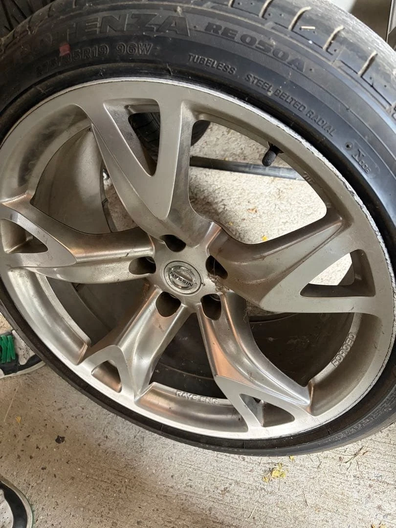 JDM Fairlady Z Z34 genuine wheel set 184Book No Tires - Image 2