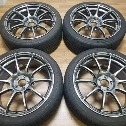 JDM Production 188.5J +47 PCD100 ADVAN Racing RS III Brembo STI wheels No Tires