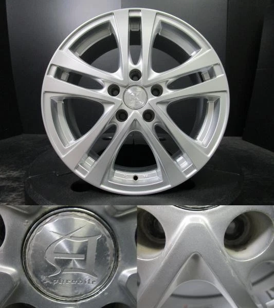 JDM Aphrodite WX 7J-17+48 114.3 silver wheels with Goodyear IceNavi 7 No Tires - Image 3