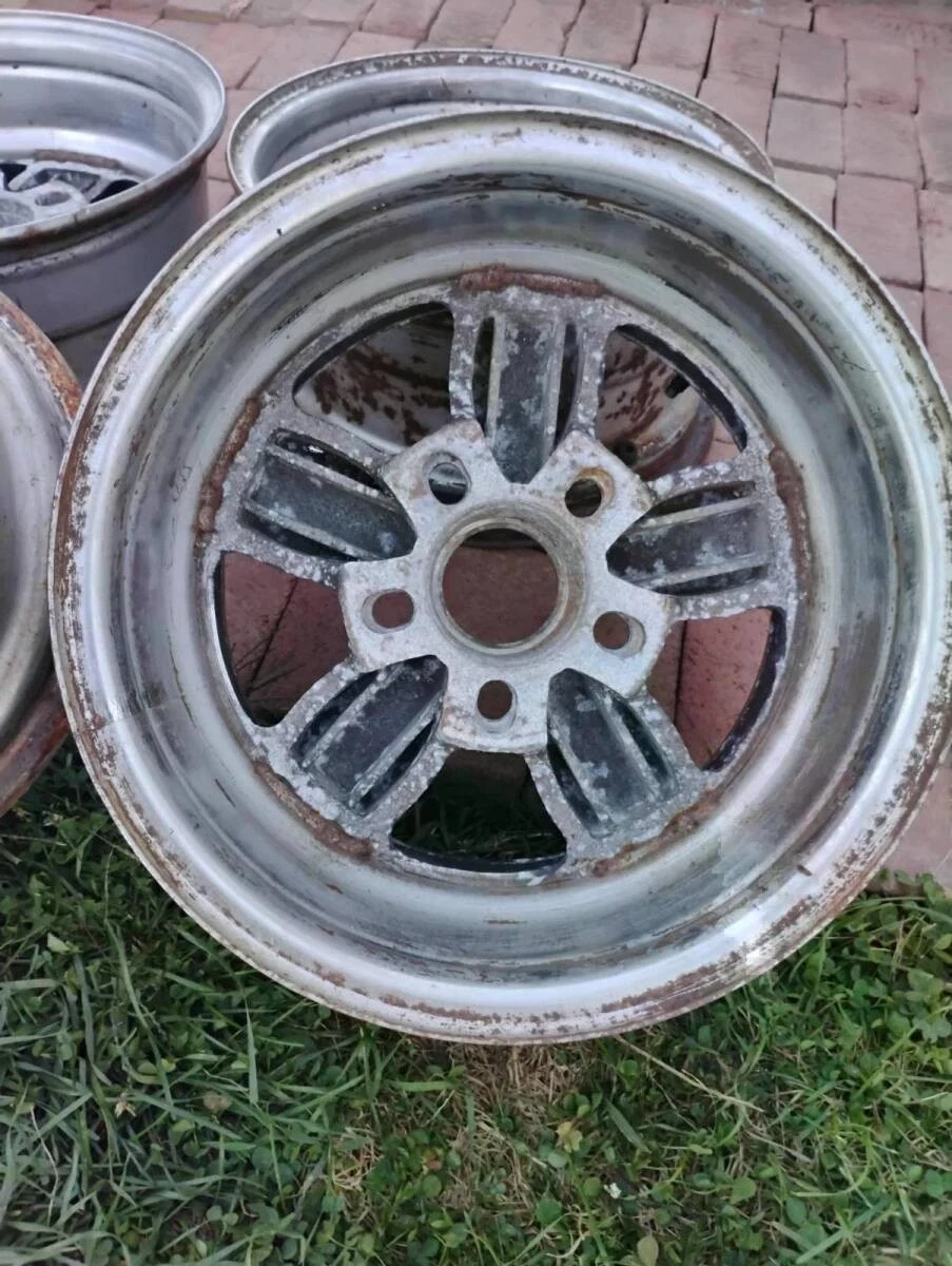 JDM kps? Out of print 14 American Racing Daisy 114.3 120.65 wheels 4-b No Tires - Image 4