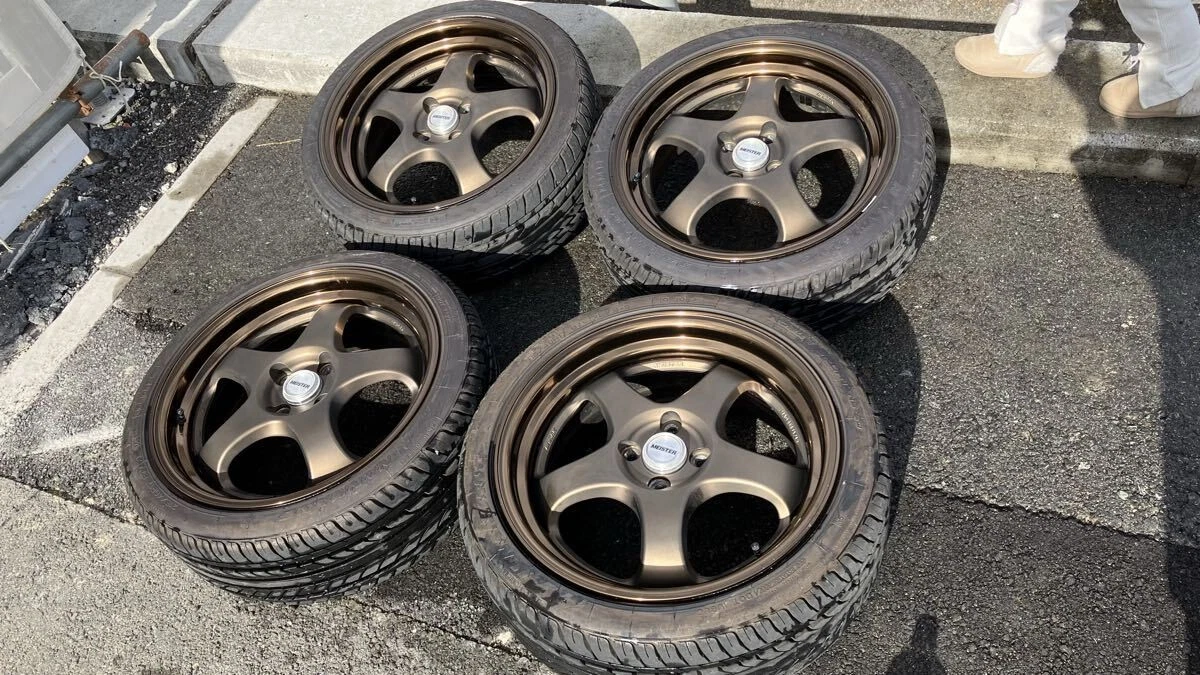 JDM WORK MEISTER S1R 177.5j +40 x 2 wheels 7.5j +43 x 2 wheels ND Road No Tires