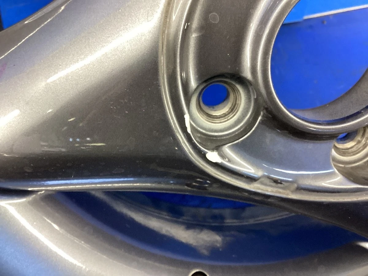 JDM WEDS 3-spoke wheels 14x4.5J+44 4-spoke set some scratches and bald No Tires - Image 5