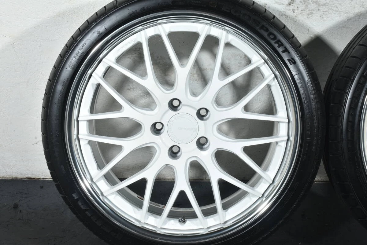 JDM WORK Gnosis HR201 HR1 19-inch PCD112 8J +46 IMPERIAL ECOSPORT2 235 No Tires - Image 2