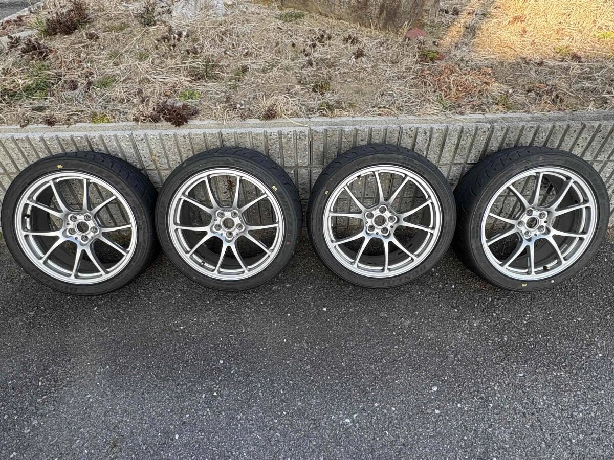 JDM TWS T-66F 188J +44 5-lug PCD100 Direzza Z3 235/40R18 tires for 86/ No Tires