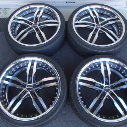JDM AME Sharen 20-inch aluminum wheels + Pinso PS91 225/35ZR20 4-pack No Tires