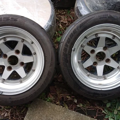 JDM Longchamp XR-4 7J Atype3Book inset +1 AE86 Rare LONGCHAMP SSR No Tires