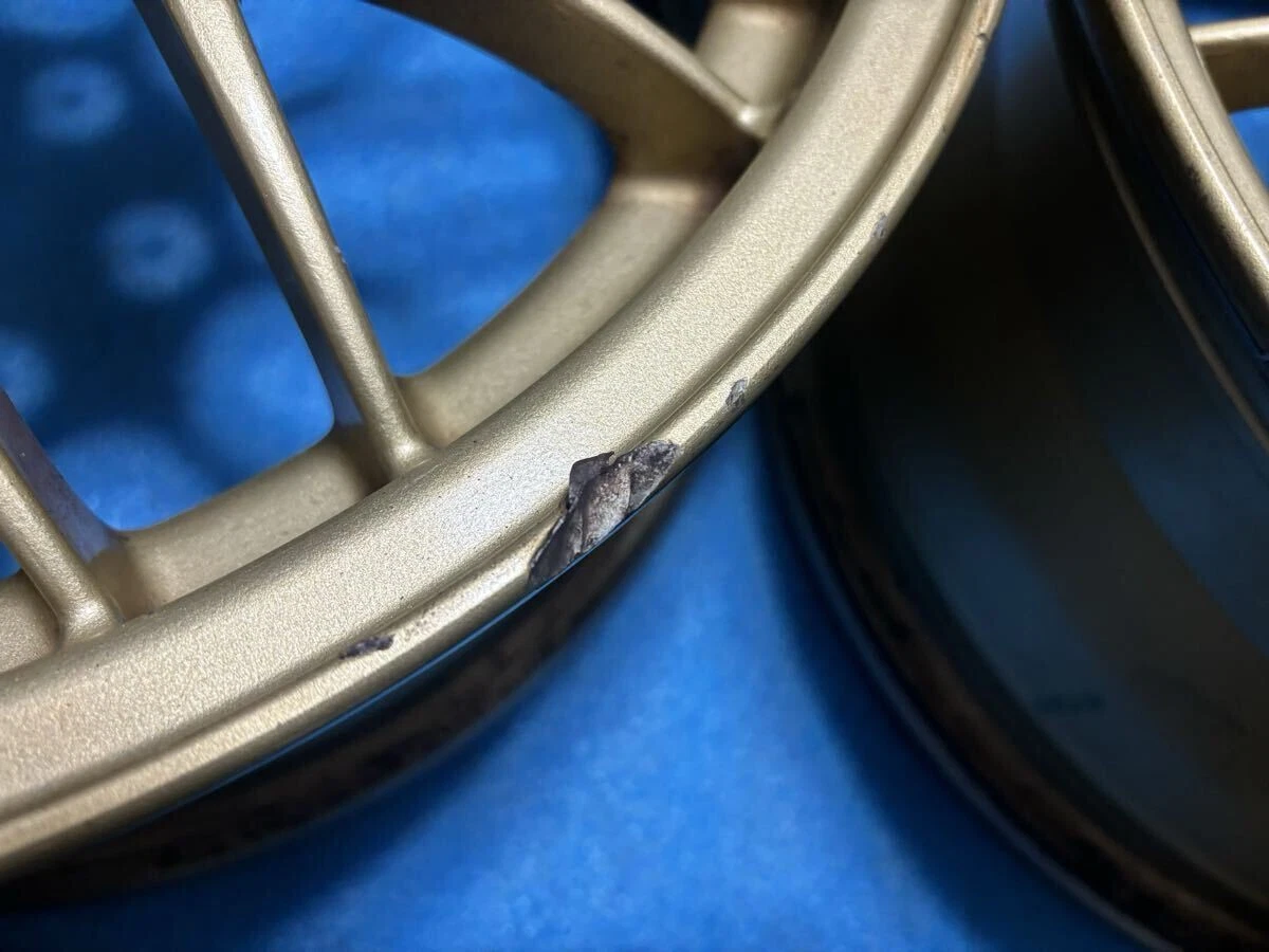 JDM Lightweight FORGED STI Subaru genuine BBS RG362 wheels 1616x6.5JJ No Tires - Image 6