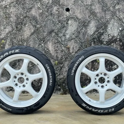 JDM SHIBATIRE 205/45ZR17 5ZIGEN 17 7J +45 2Book No Tires