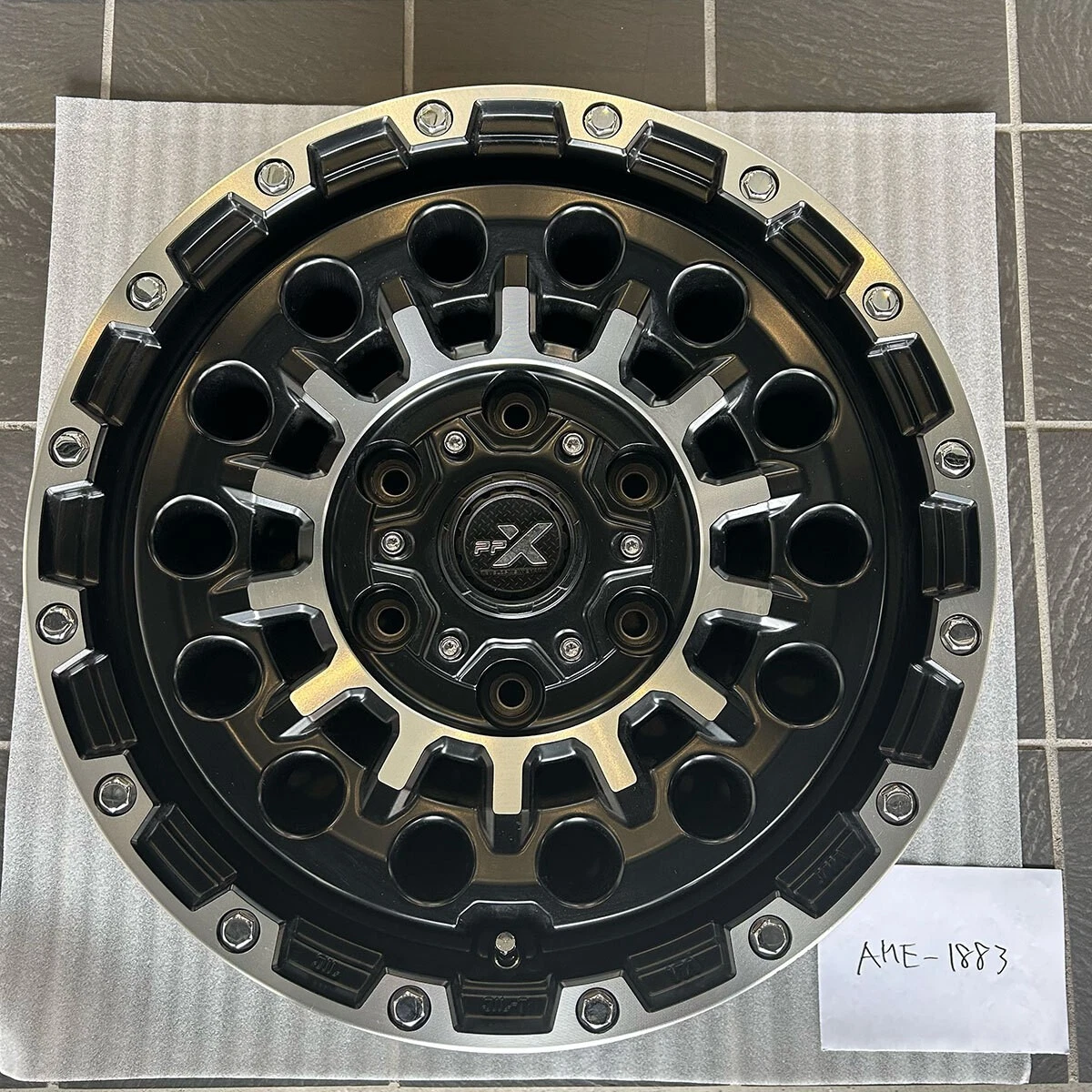 JDM AME Aluminum Wheels PPX GX14 166.5J 44 6-139.7 4-Pack | Caravan AM No Tires - Image 3