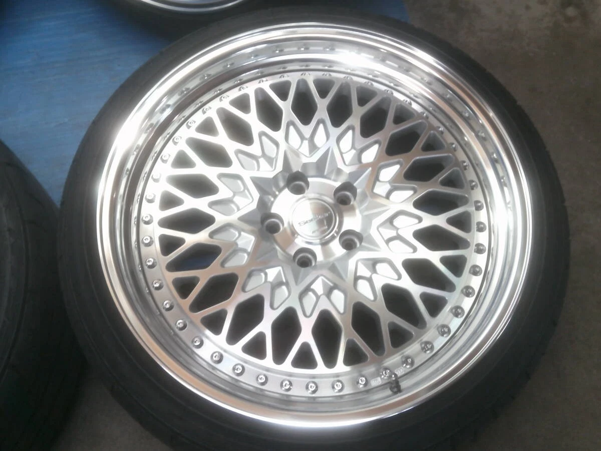 JDM WORK Seeker 20PCD114.3 9J 10J +26/+38 deep rim mesh tensioner Japa No Tires - Image 6