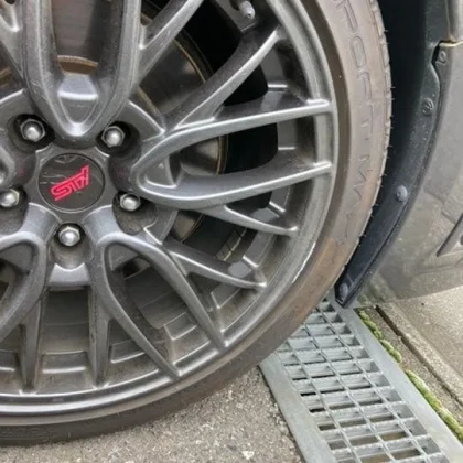 JDM Subaru WRX STI genuine tires and wheels 4Book GRB GRF No Tires