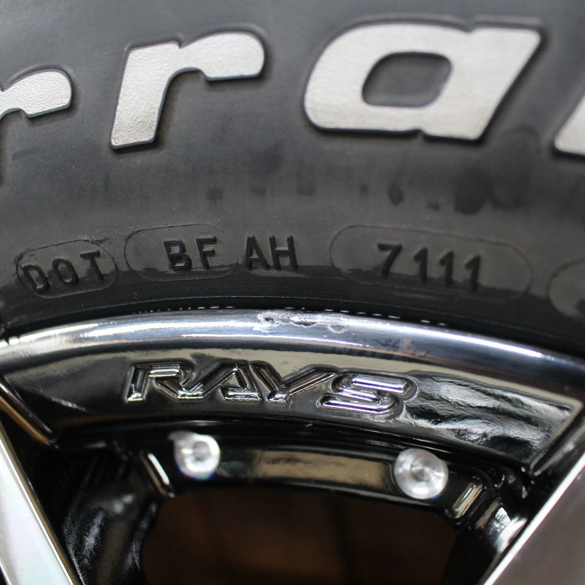 JDM Individual Hilux FJ Cruiser Prado etc. 17 RAYS Daytona F6 GAIN BFG No Tires - Image 4