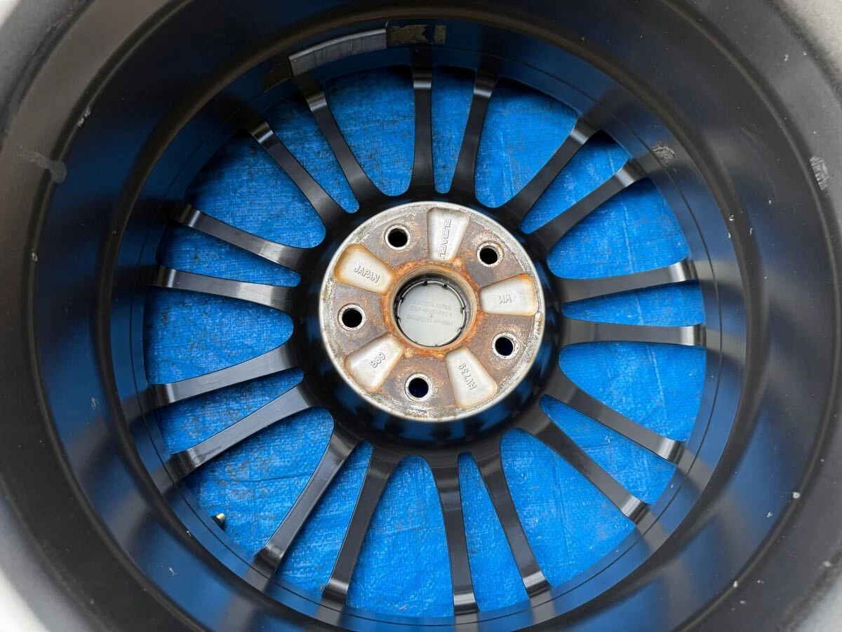 JDM Forging Subaru STI Genuine Option BBS RV739 18 8.5J +55 GVB GVF GR No Tires - Image 9