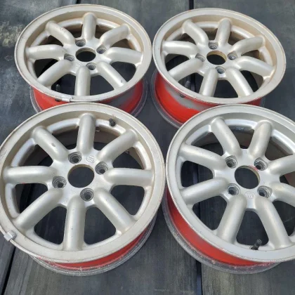 JDM Black racing wheels 14 inch No Tires