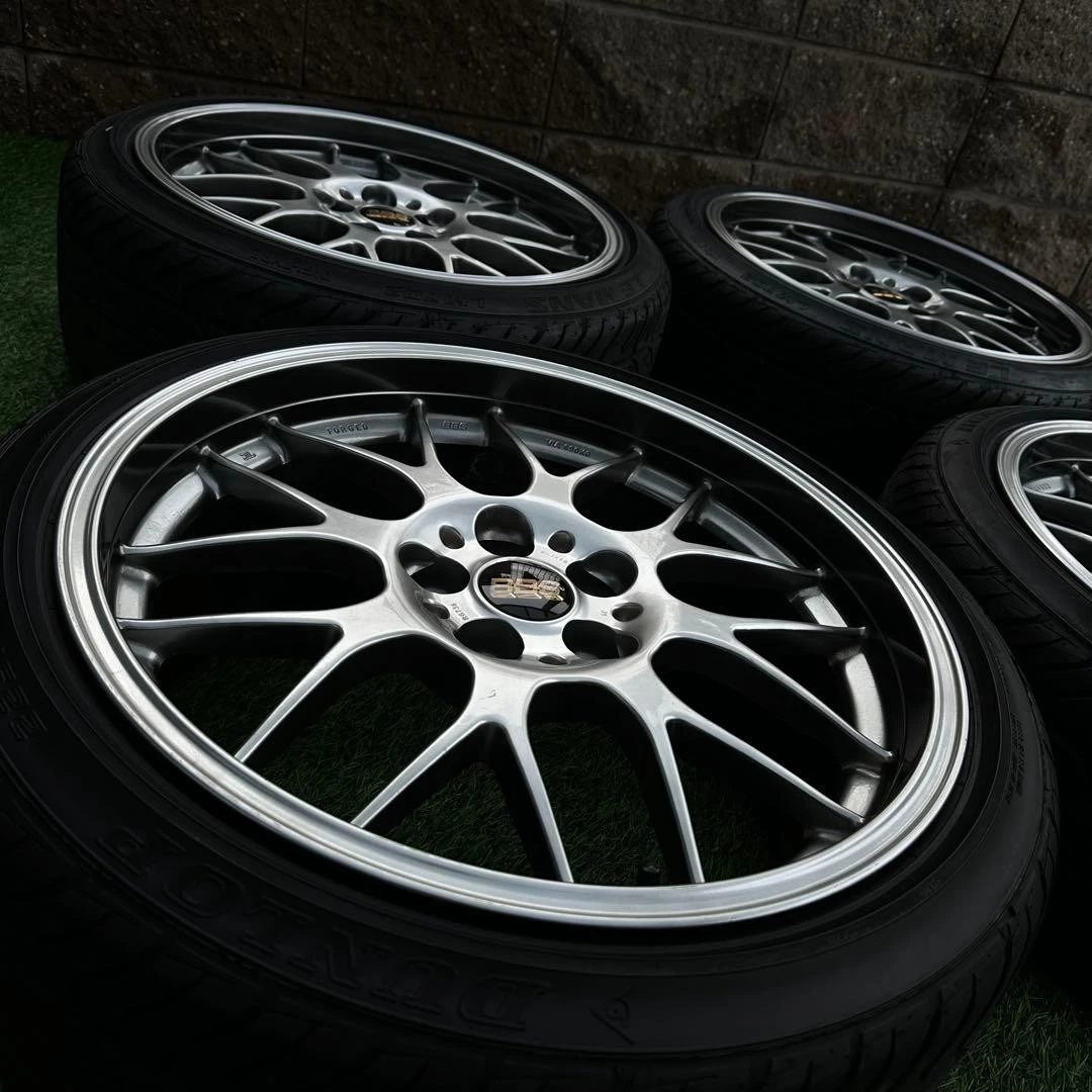 JDM BBS RG-R 18PCD100 86 Prius TWS RAYS No Tires - Image 2