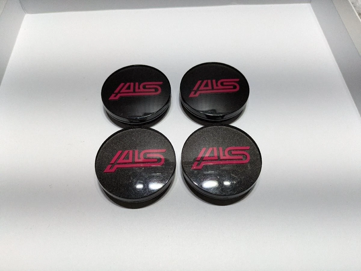 JDM SUBARU WRX STI BBS Subaru Genuine Wheel Center Caps Set of 4 Indiv No Tires - Image 3