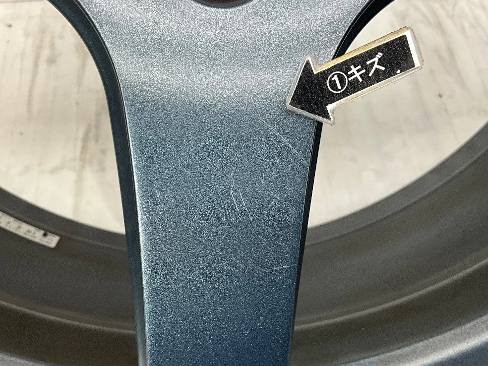 JDM Used 4-Piece Aluminum Wheel Set: 18x7.5J +50 5x114.3 PCD 18RAYS GR No Tires - Image 8