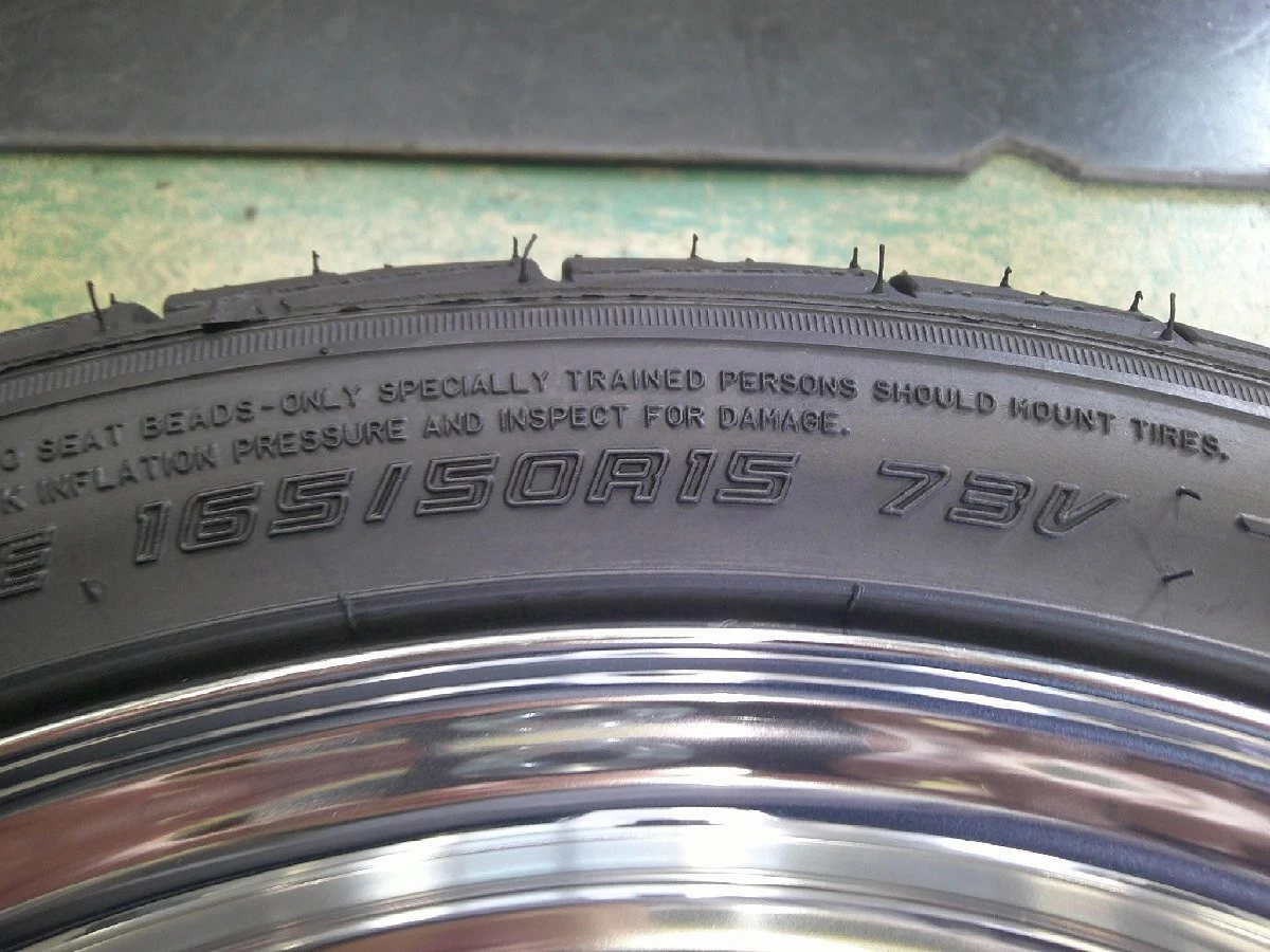 JDM WORK Equip 03 15x5.0J +42 PCD100 4H 165/50R15 WORK Equip 3-piece t No Tires - Image 4